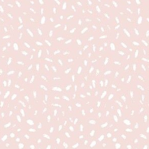 Pink and white textured confetti, sprinkle, spots, dots, marks, monochrome, pastel pink, light pink, 