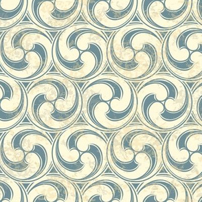 Vintage pattern with waves