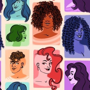  Girls n' Curls (Rainbow)