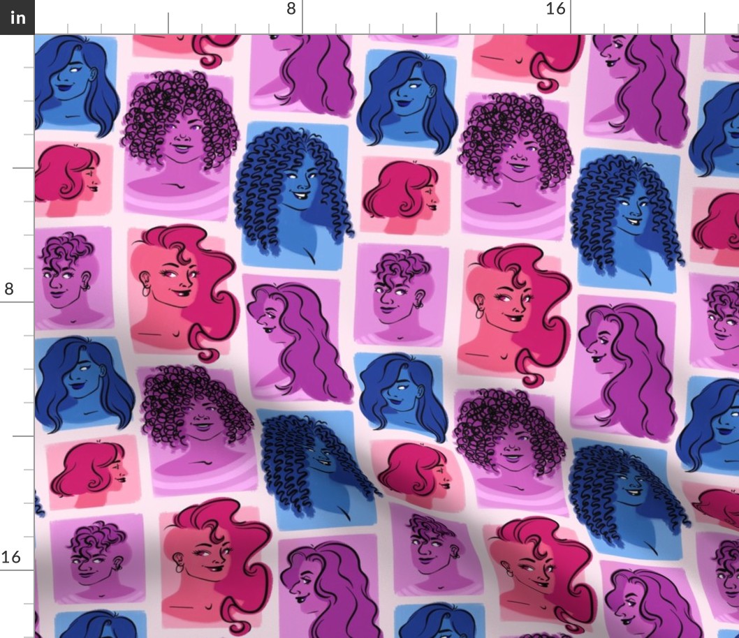 Girls n' Curls (Pink, Purple, Blue)