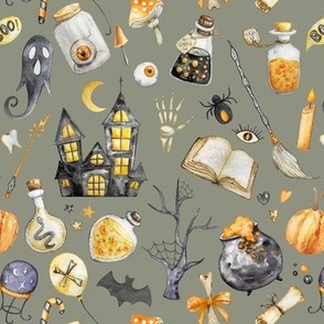 Magical Halloween Nights / Olive Sage