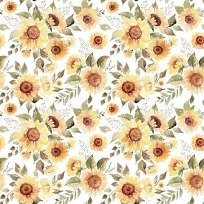 Small / Sunflower Floral