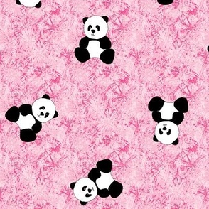 Panda Tumbles - Strawberry Pink