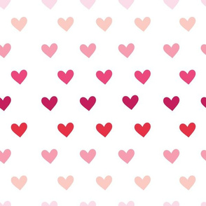 Ombre Hearts Valentines Coordinate 