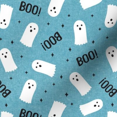 Ghost - Boo! - blue halloween - LAD21