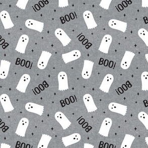 (small scale) Ghost - Boo! - grey halloween - LAD21