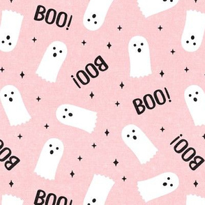 Ghost - Boo! - pink halloween - LAD21