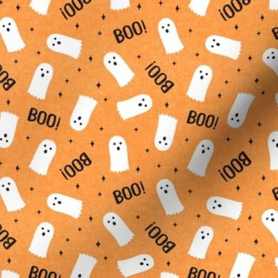(small scale) Ghost - Boo! - light orange halloween - LAD21
