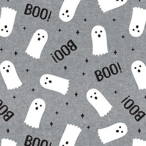 Ghost - Boo! - grey halloween - LAD21