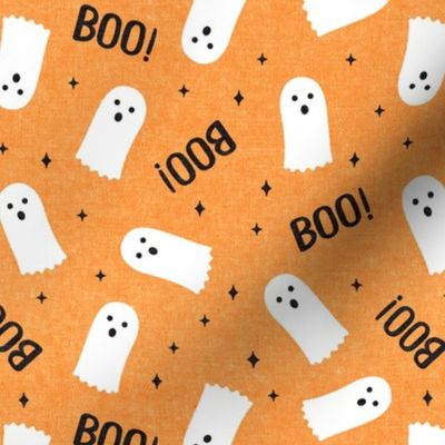 Ghost - Boo! - light orange halloween - LAD21