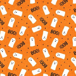 (small scale) Ghost - Boo! - orange halloween - LAD21