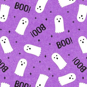 Ghost - Boo! - purple halloween - LAD21