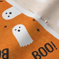 Ghost - Boo! - orange halloween - LAD21