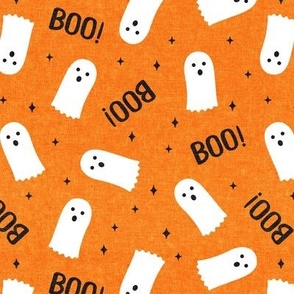 Ghost - Boo! - orange halloween - LAD21