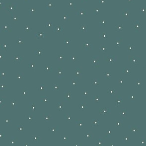 Snow Dots - navy