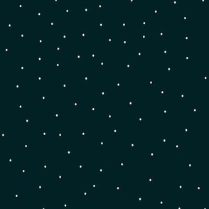 Cross-country Skiing Winter Snow Dots - charcoal
