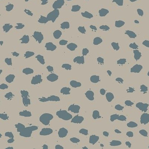 Wild organic speckles and spots animal print boho gray marks on beige neutral