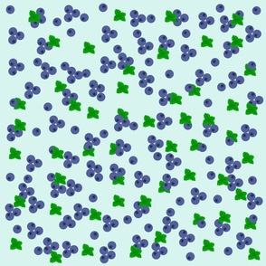 Cute Blueberries pattern