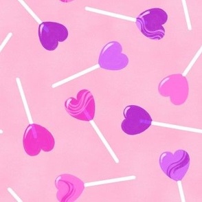 LolliHearts: Scattered (Purple & Pink))