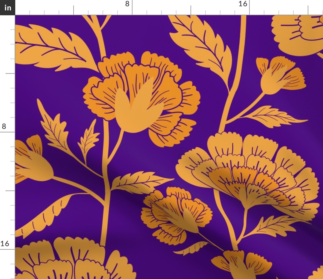 marigold strings-purple-jumbo