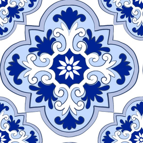 Blue tiles,Sicilian style ,Portuguese 