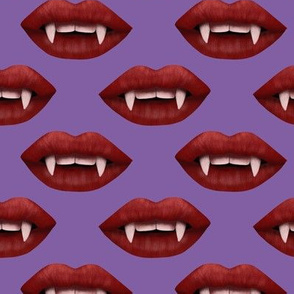 Vampire red Lips - purple