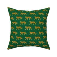 Leopards - Small - Emerald Green