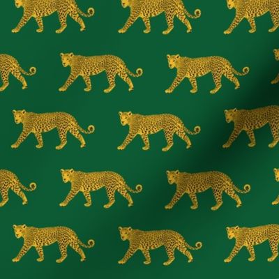Leopards - Small - Emerald Green