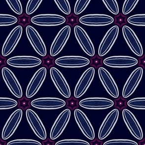 Geometrical elipse  Flower grid