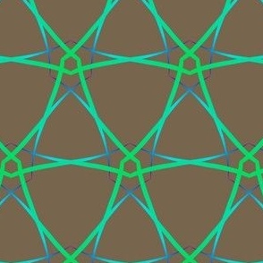 Triangular neon Grid