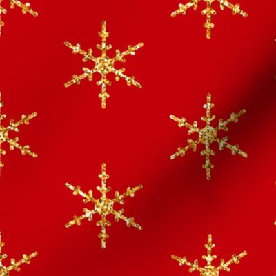 Christmas pattern, golden snowflakes, Christmas, large snowflakes, gold glitter, red and gold, magenta, Christmas decor, Christmas holidays, Christmas glitter, snowflake glitter, Christmas design, Christmas decoration, bright