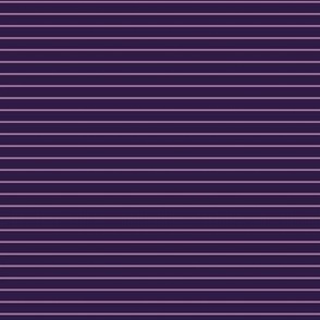 Small Horizontal Pin Stripe Pattern - Deep Violet and Mauve