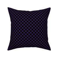 Checker Pattern - Deep Violet and Black