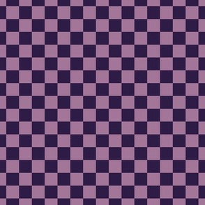 Checker Pattern - Deep Violet and Mauve
