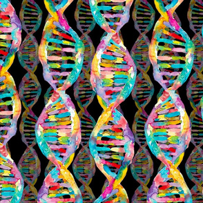 DNA large black with background 