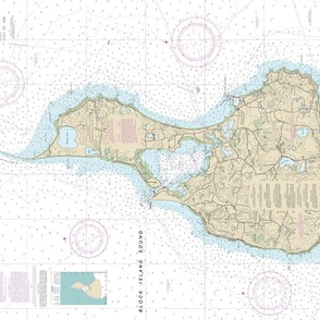 Block island nautical map