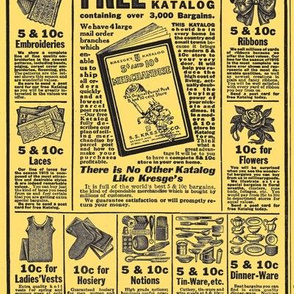 Before There Was  K-Mart 1920s ad