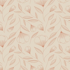 Desert floral cream