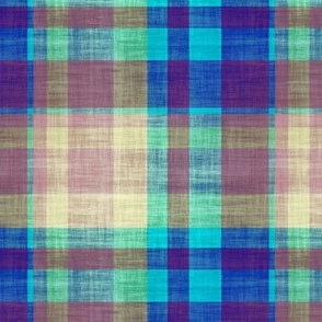 summer plaid canvas texture effect turquoise purple beige water sun sky psmge