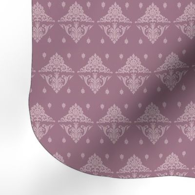 Victorian damask lilac cut and sew stocking