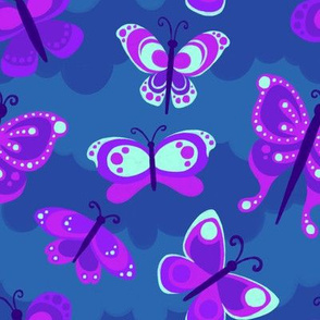 Fantastical Flutterbys (Blue & Purple)