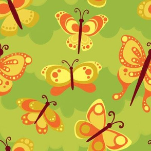 Fantastical Flutterbys (Yellow & Orange)