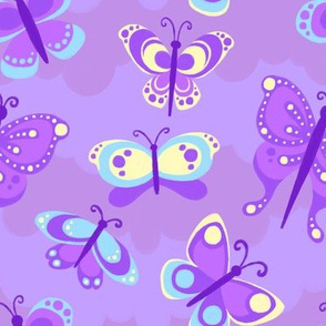 Fantastical Flutterbys (Sky Blue & Lavender)