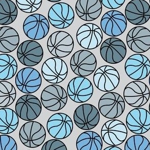 Basketballs Blue