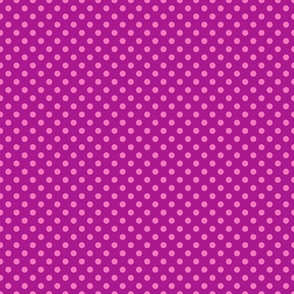 Polka Dots Pink on Purple