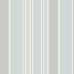 neutral irregular vertical stripes // moss