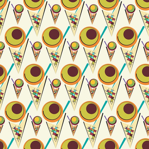 ice cream for kandinsky - coordinate I - ice cream fabric