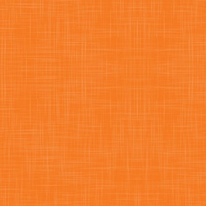 bohemian orange - linen texture on orange - textured fabric