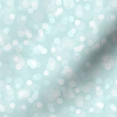 Sparkly Bokeh Pattern - Light Cyan Color