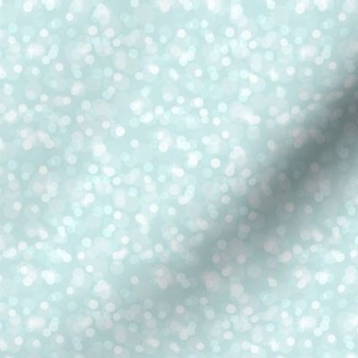 Small Sparkly Bokeh Pattern - Light Cyan Color